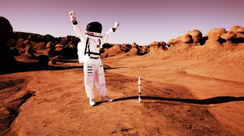 Человек на Марсе | Фото: kudago