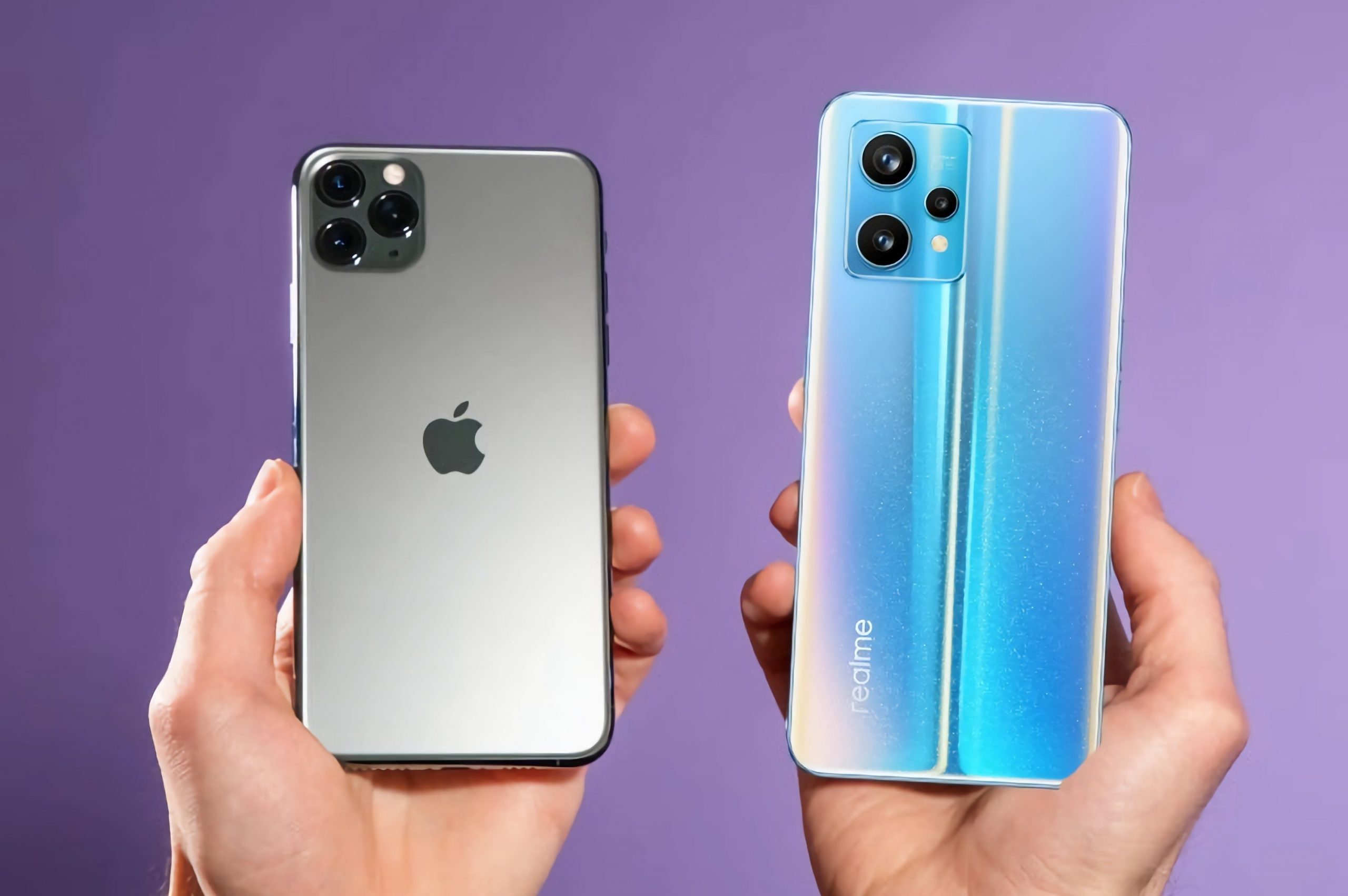 Новости — Смартфоны Realme впервые обошли iPhone и вошли в топ-3 по продажам  в России